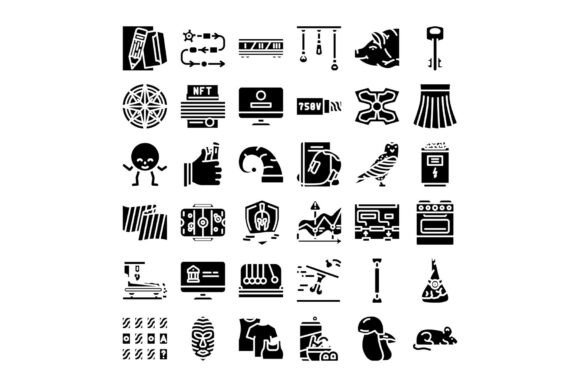 Download Digital Assets and Diverse Objects Icon - Digital assets Collection