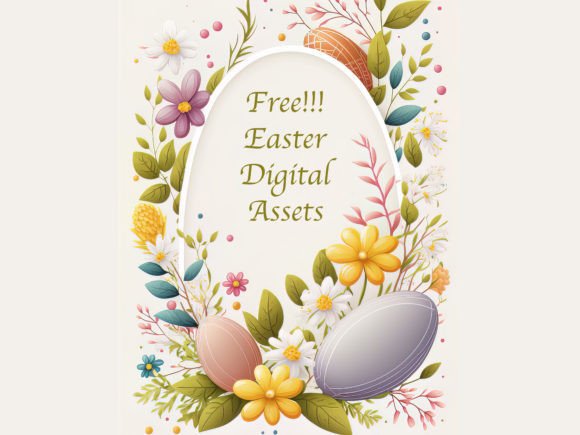 Download Free Easter Theme Digital Assets - Digital assets Collection