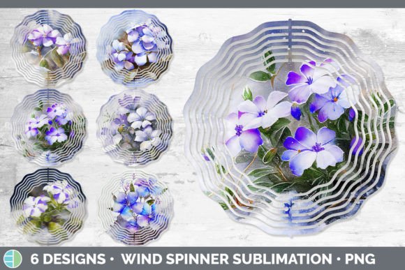 Download Snowy Periwinkle Wind Spinner | Sublimat - Periwinkle Collection